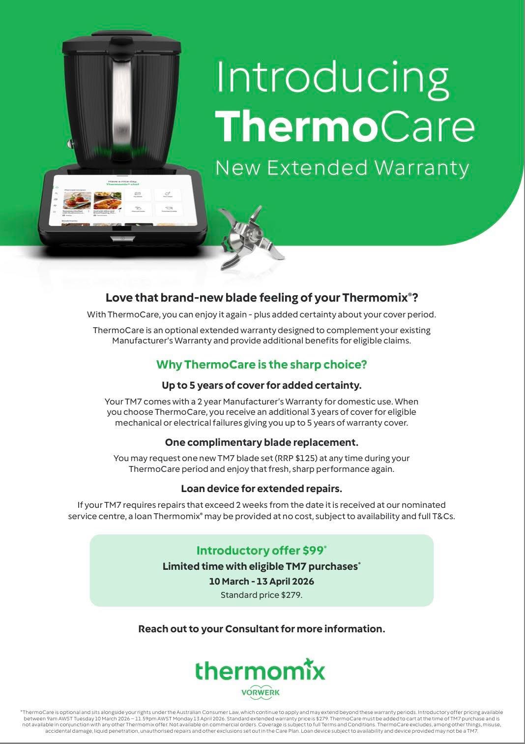thermocare extended warranty